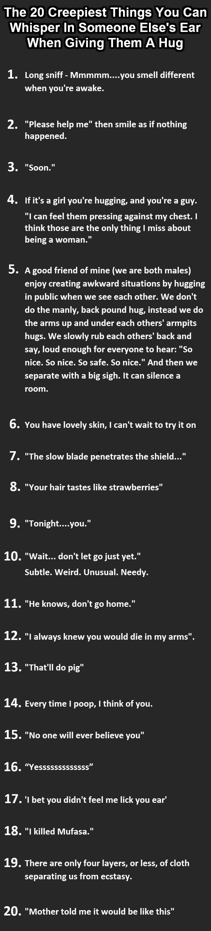 CREEPY THINGS IN THE EAR