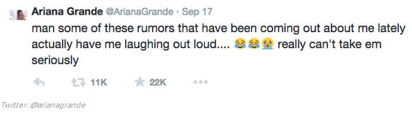 Twitter: @arianagrande