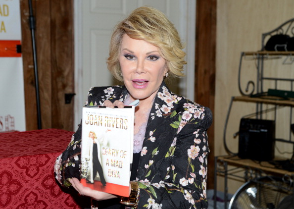 Joan Rivers Signs Copies Of "Diary Of A Mad Diva"