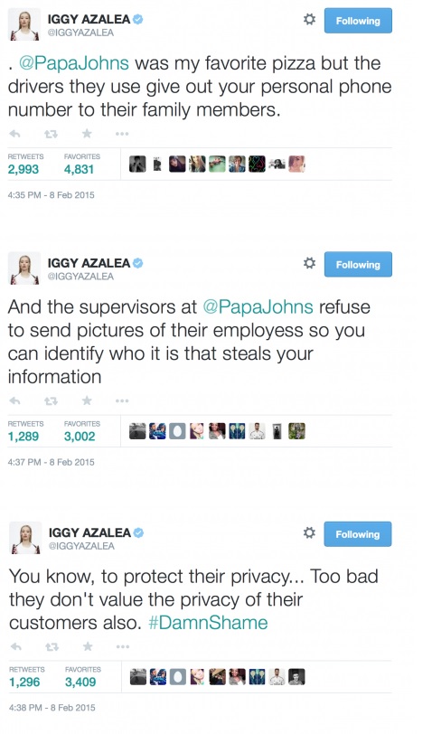 Iggy Twitter RAN on Papa