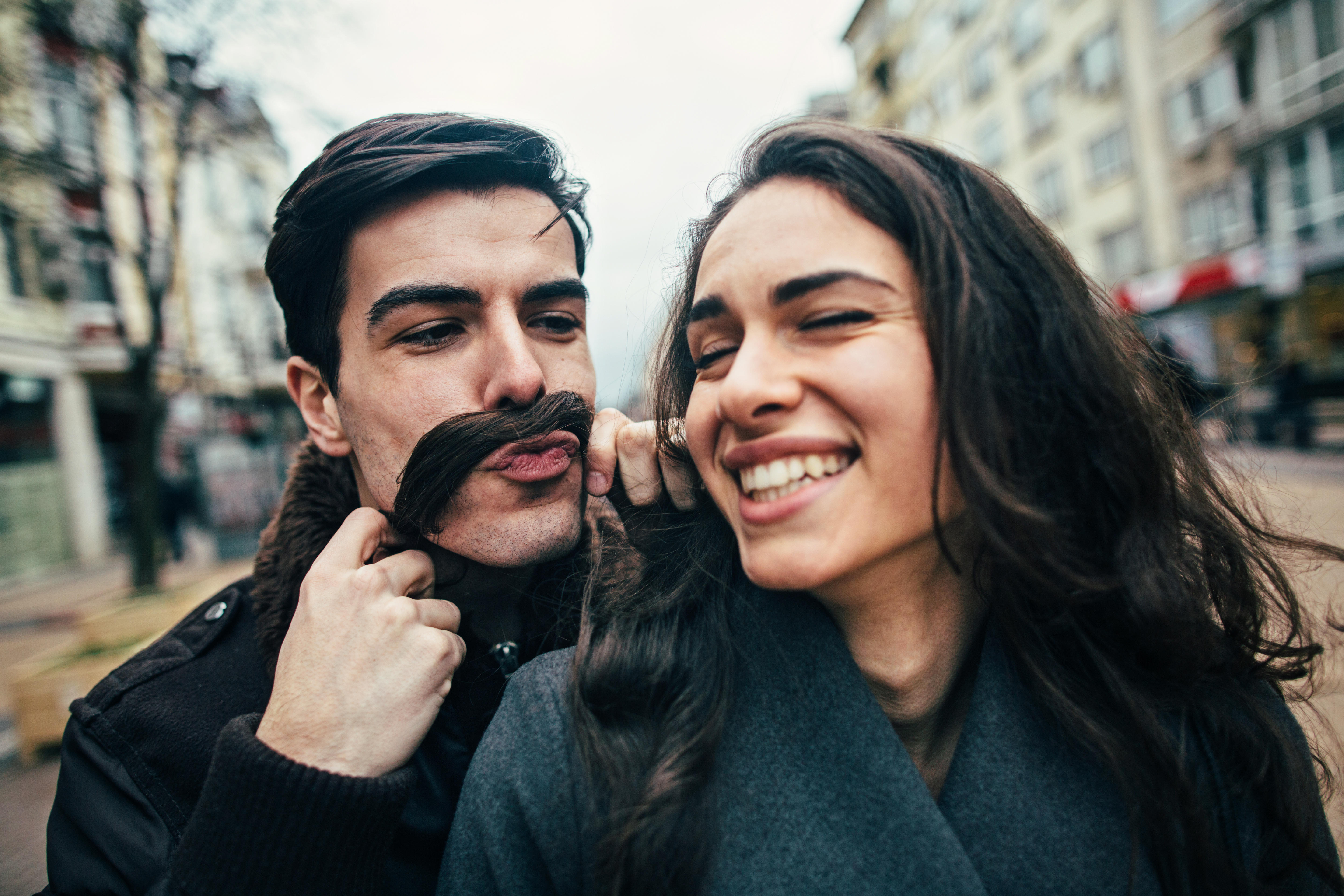 Happy young couple