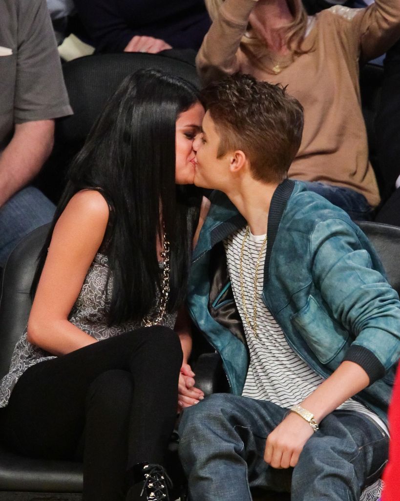 Celebrities At The Lakers Game