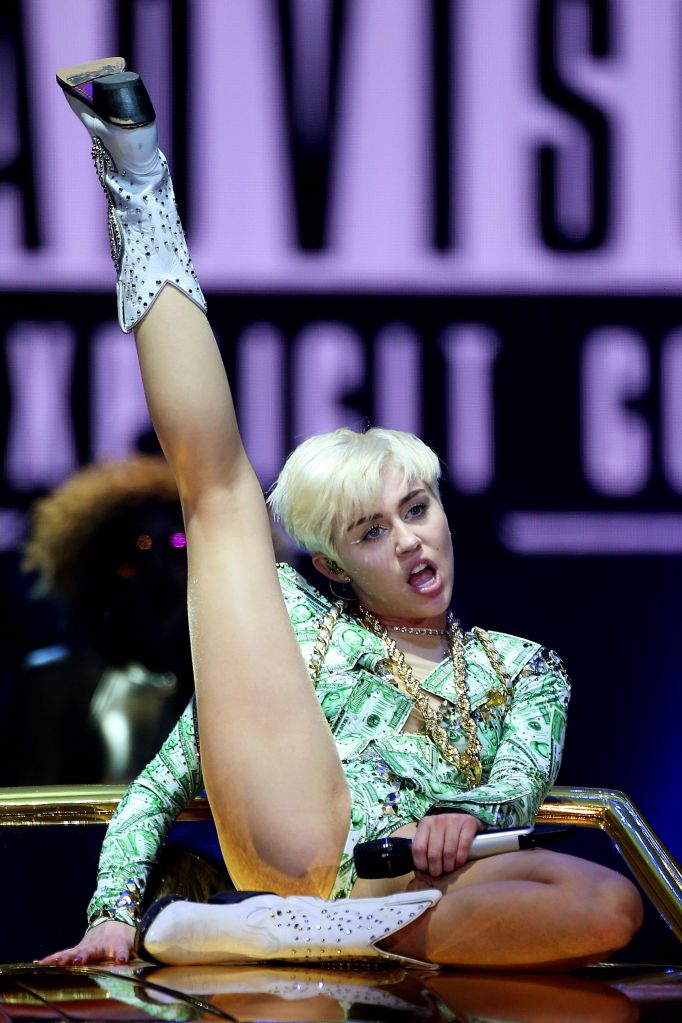 Miley Cyrus Performs At The 02 Arena
