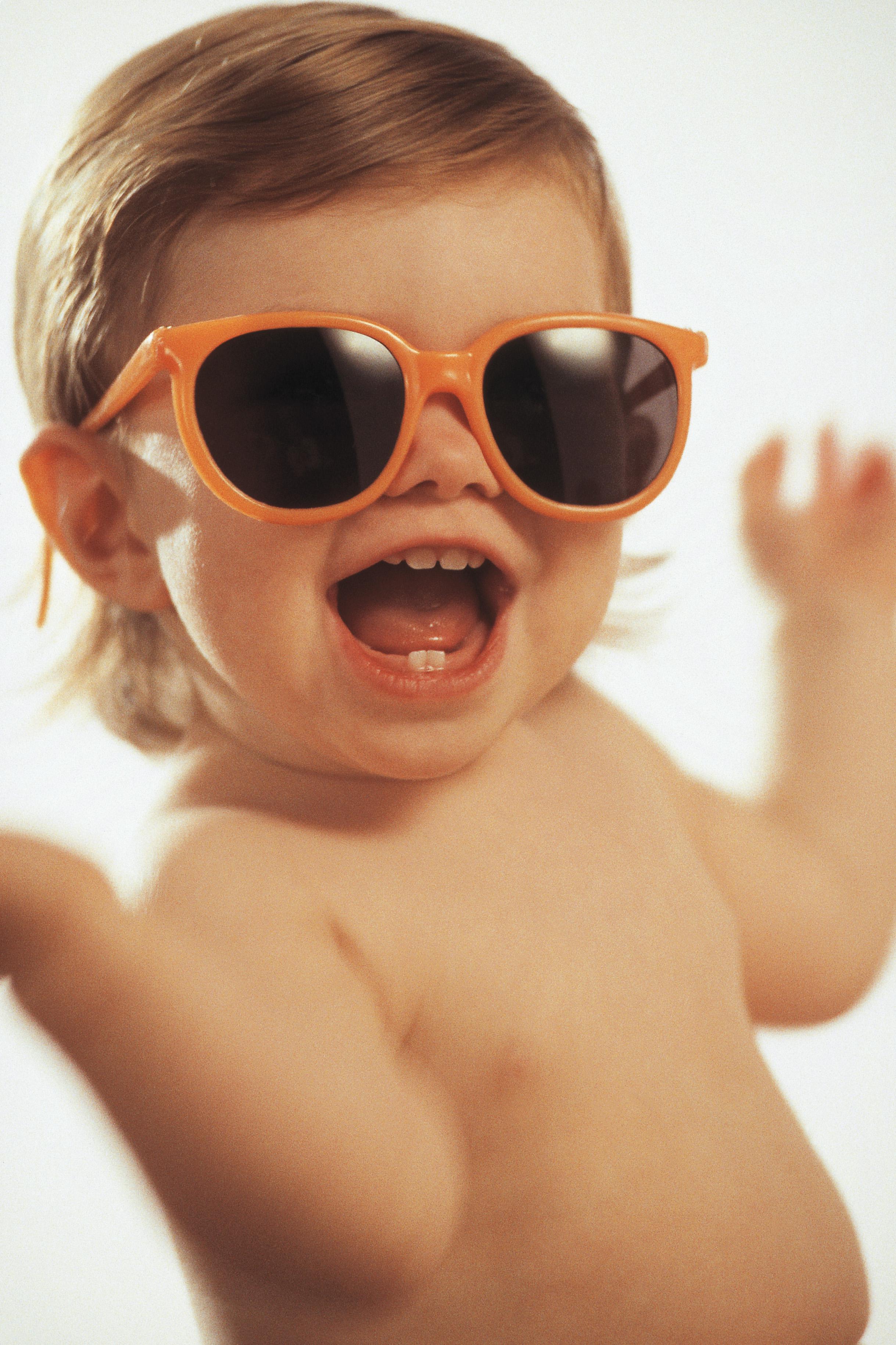 Baby with sunglasses