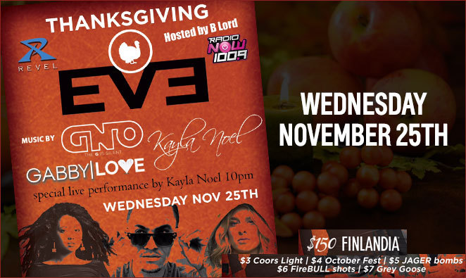 NOW Thanksgiving Eve DL