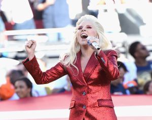 Lady Gaga Sings The National Anthem At Super Bowl 50