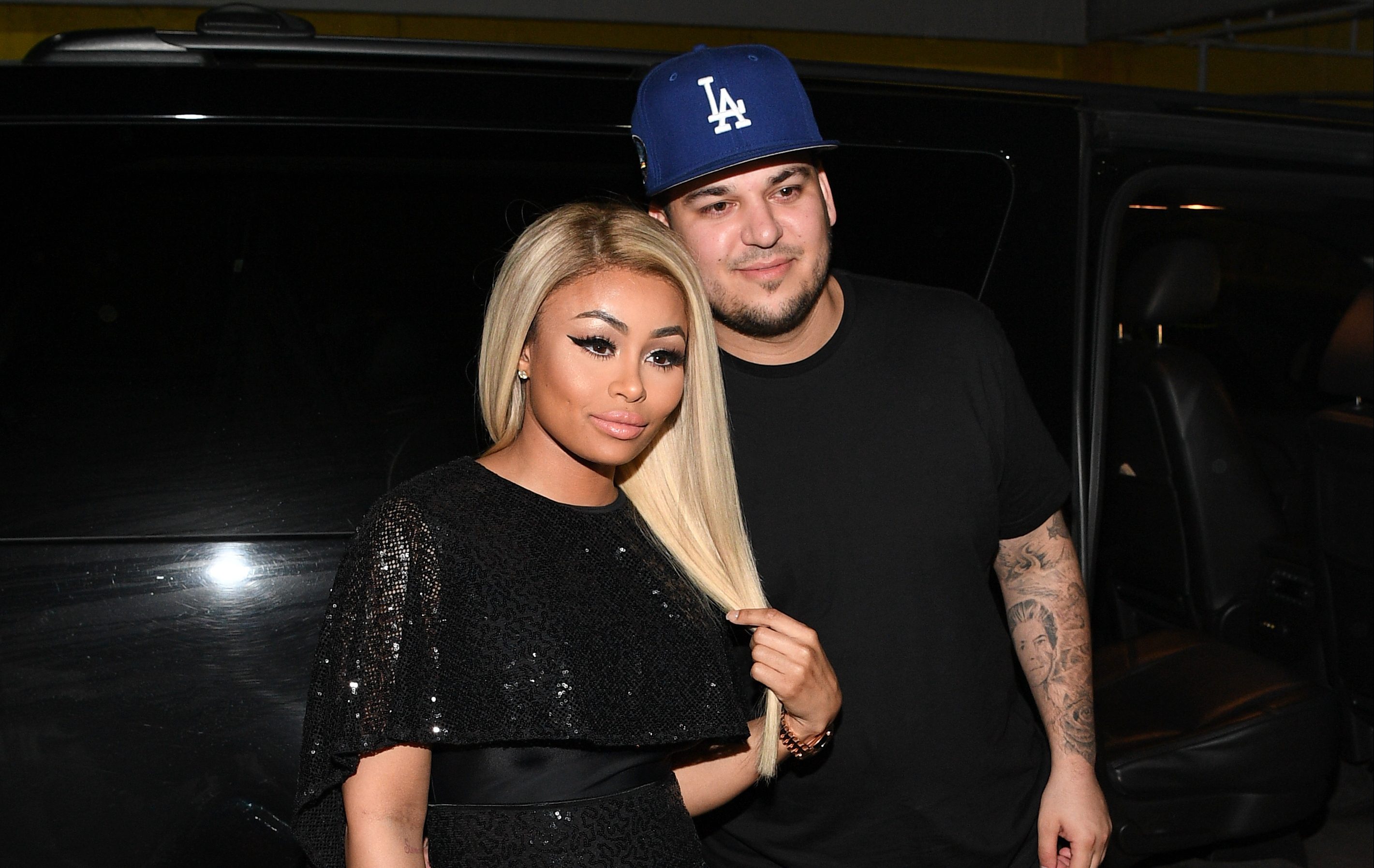 Blac Chyna & Rob Kardashian Visit Onyx Nightclub