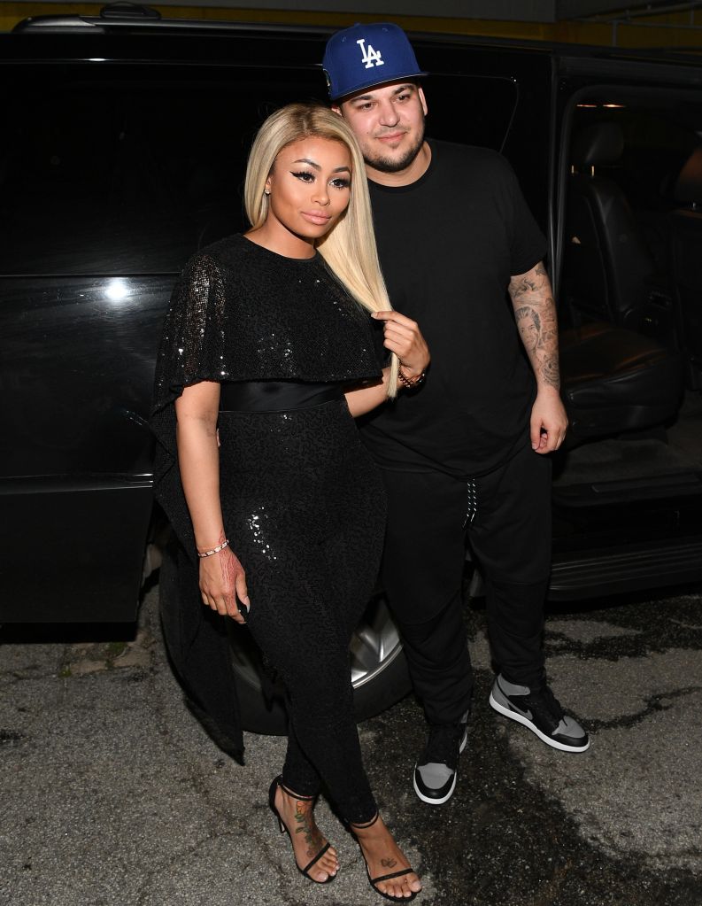 Blac Chyna & Rob Kardashian Visit Onyx Nightclub