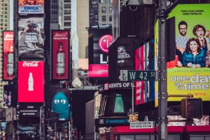Times Square advertising billboards