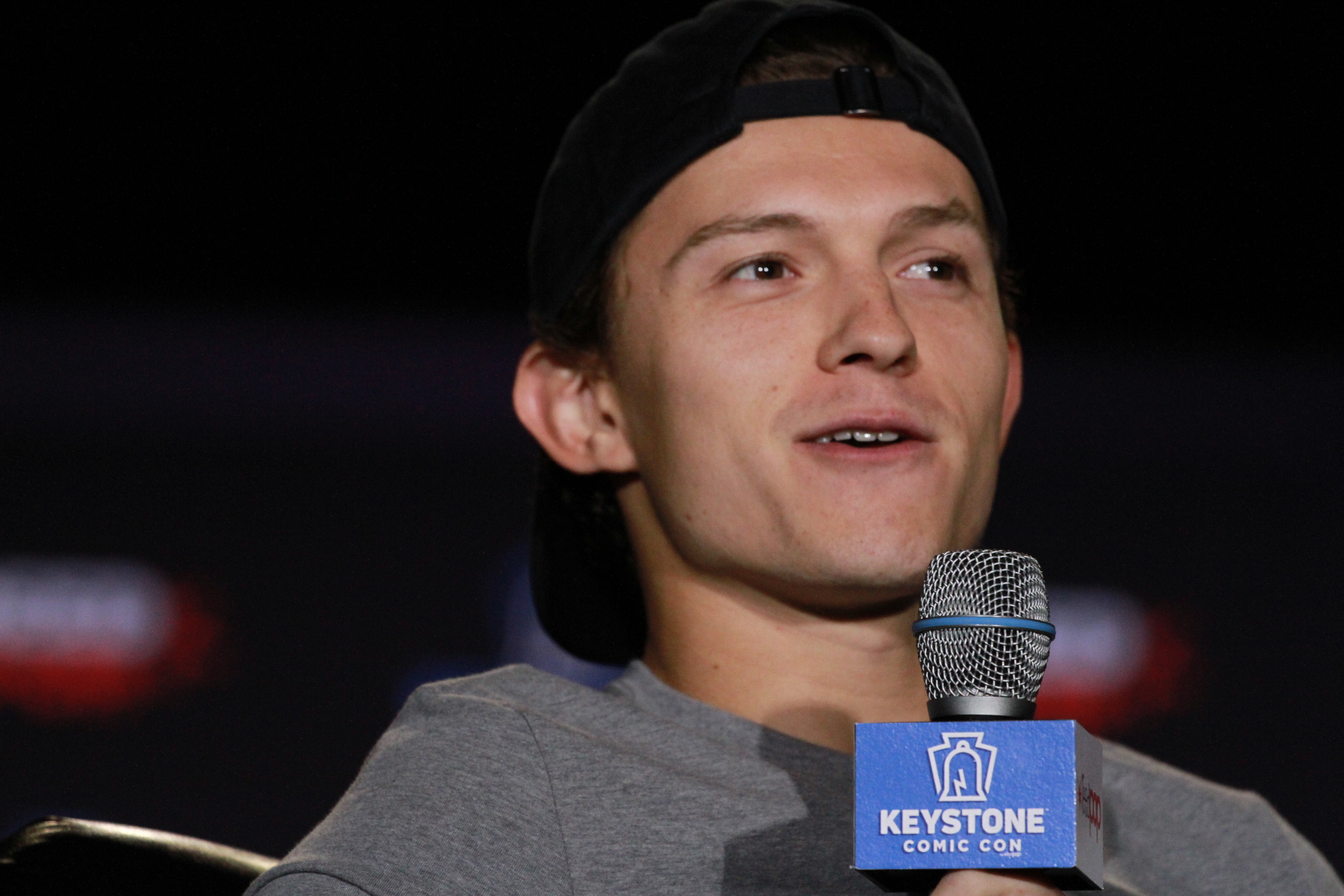 Spider-Man actor Tom Holland attends the Keystone Comic Con in Philadelphia