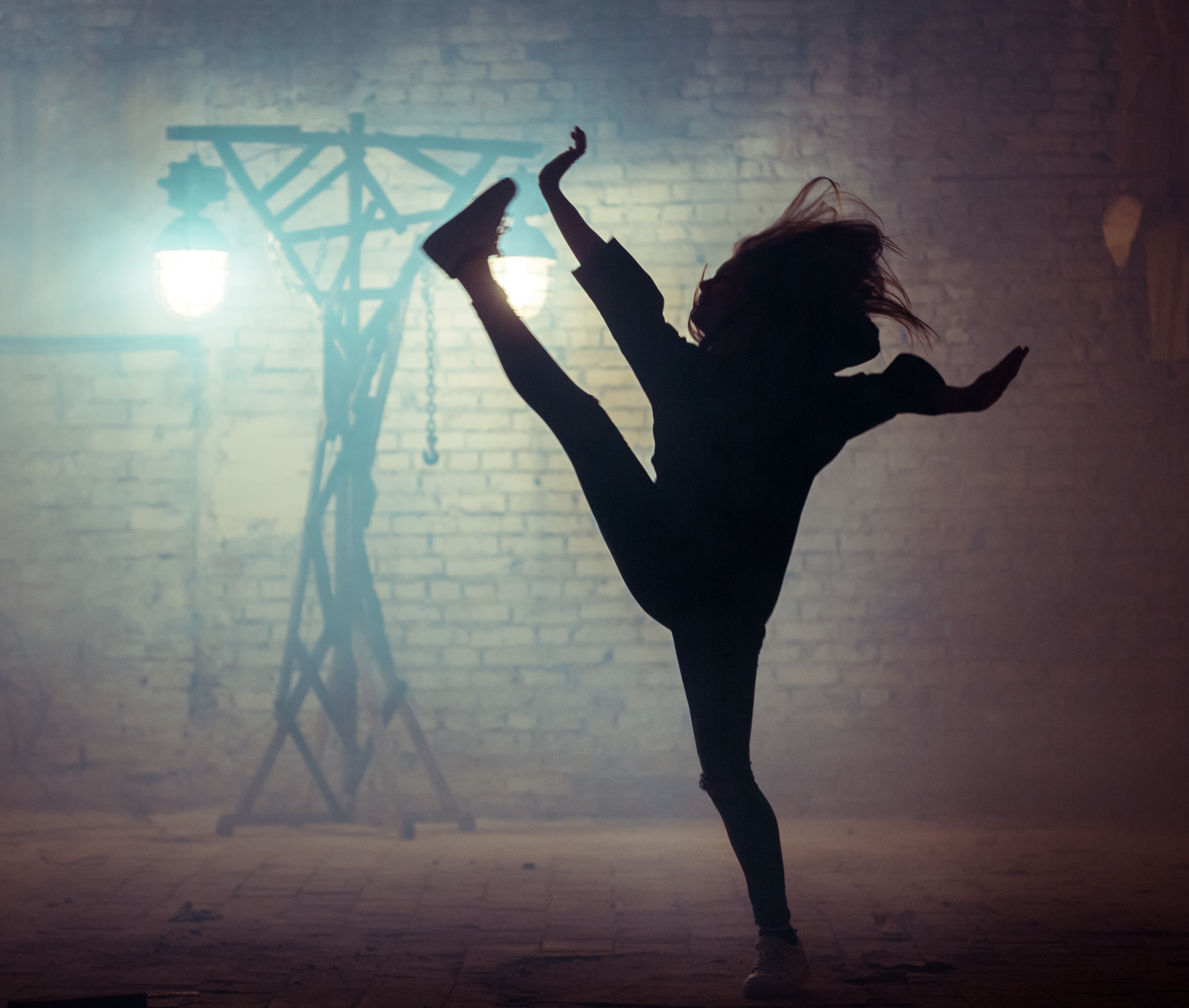Girl is Dancing Modern Street Dance