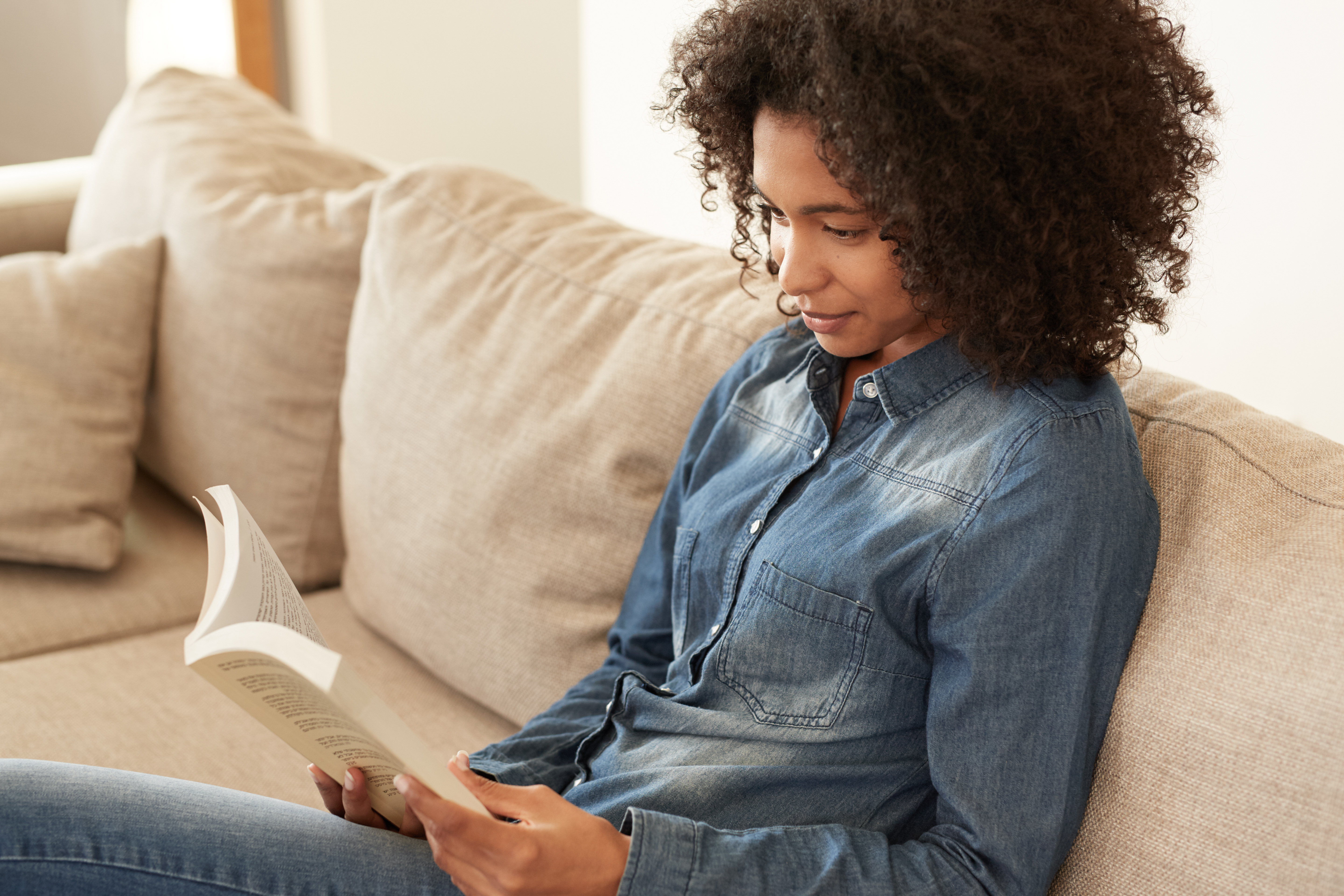 Reading is her thing