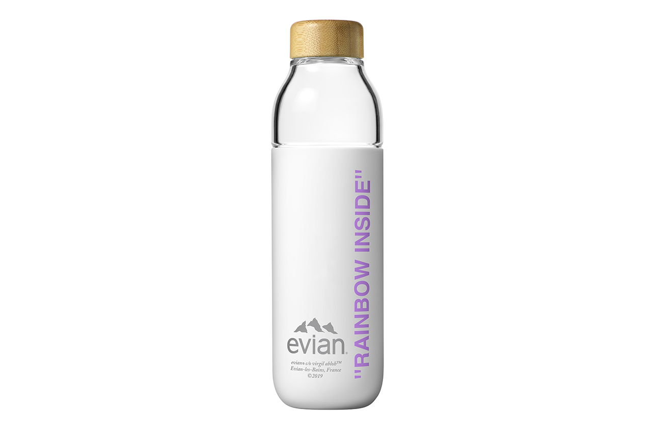 VIRGIL ABLOH X EVIAN WATER BOTTLE CAPSULE COLLECTION